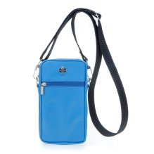 Bag Cargo Slim Couro Azul