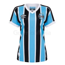 Camisa Grêmio I Tricolor Feminina Umbro 23/24 S/Nº