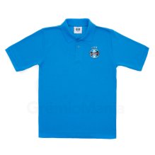 Camiseta Polo Azul Juvenil