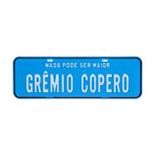 Placa Personalizada Fundo Azul Grêmio Copero